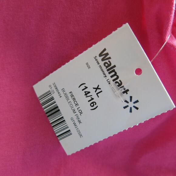 LOL SURPRISE! *NWT* T Shirt Girls XL 14/16 "Feeling Extra" Sparkles Pink School - Picture 6 of 6